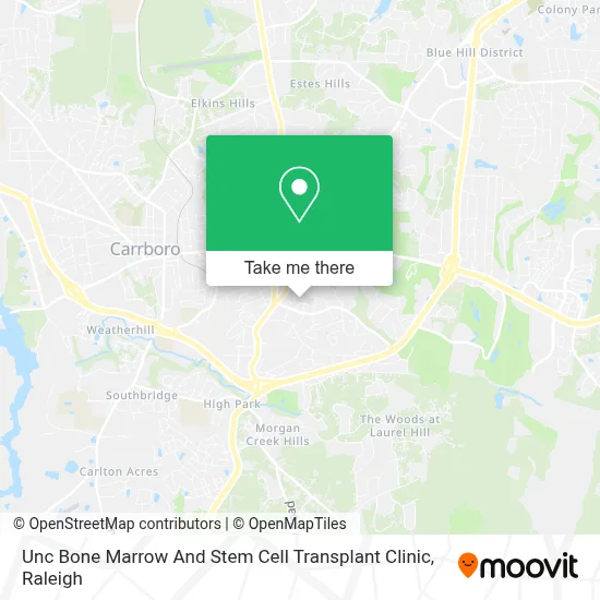 Unc Bone Marrow And Stem Cell Transplant Clinic map