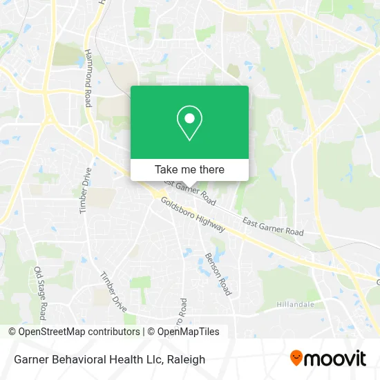 Garner Behavioral Health Llc map