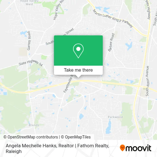 Angela Mechelle Hanks, Realtor | Fathom Realty map