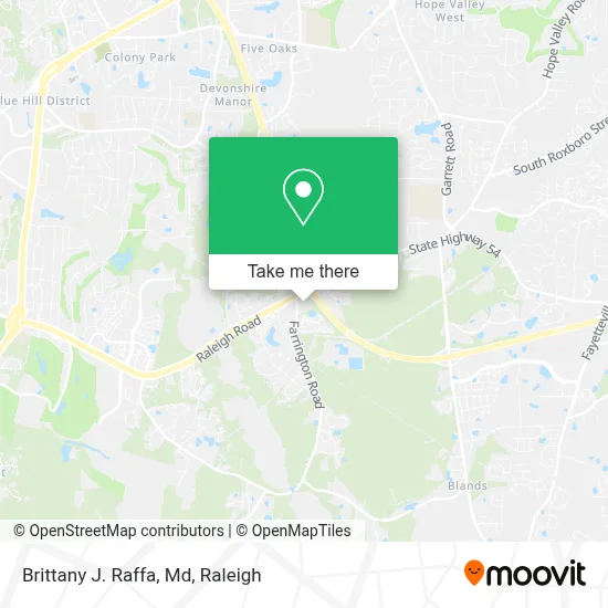 Brittany J. Raffa, Md map