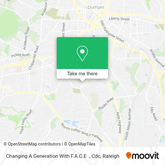 Changing A Generation With F.A.C.E ., Cdc map