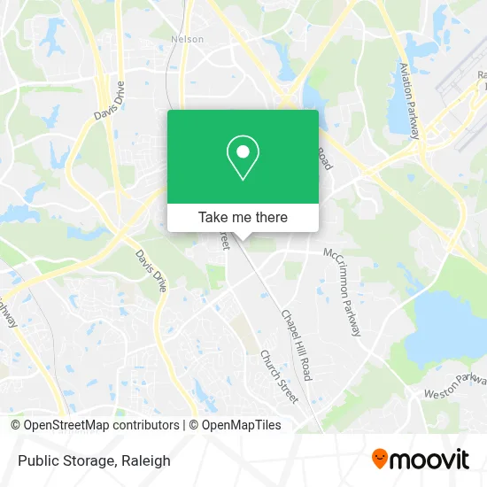 Public Storage map