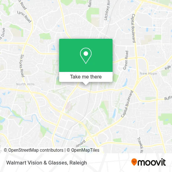 Walmart Vision & Glasses map