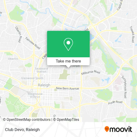 Club Devo map
