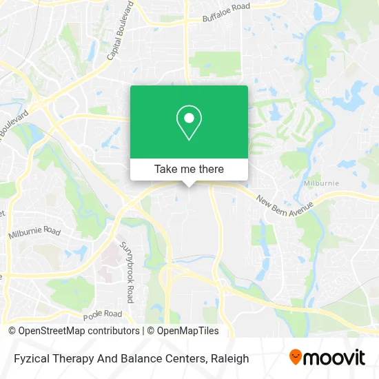 Fyzical Therapy And Balance Centers map
