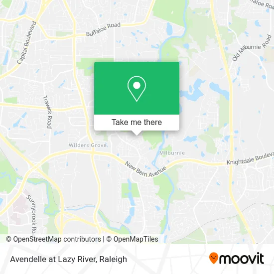 Avendelle at Lazy River map