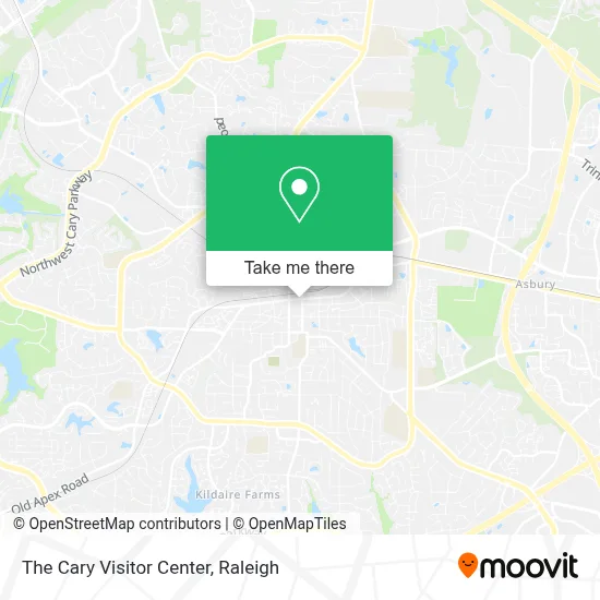 The Cary Visitor Center map