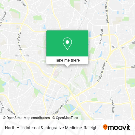 North Hills Internal & Integrative Medicine map
