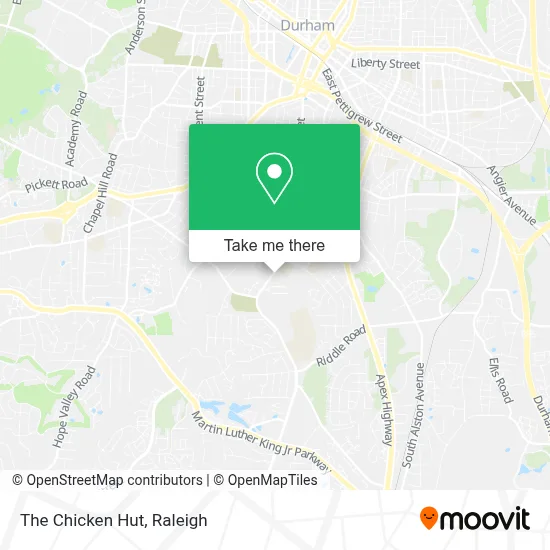 The Chicken Hut map