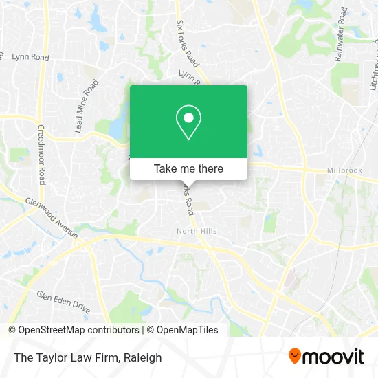 The Taylor Law Firm map
