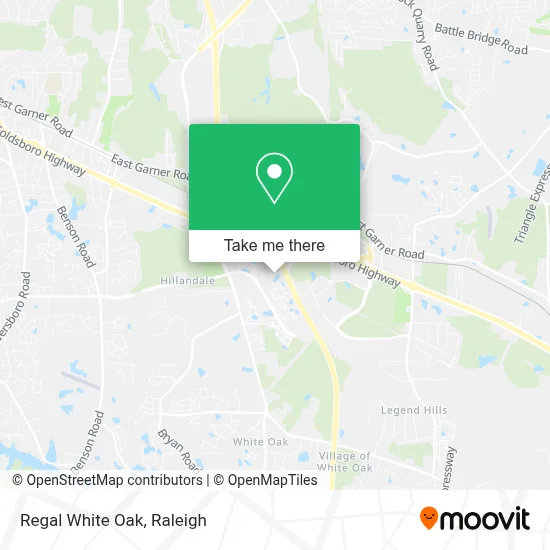 Regal White Oak map