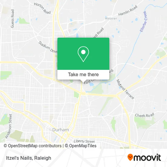 Itzel's Nails map