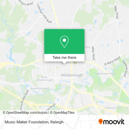 Music Maker Foundation map
