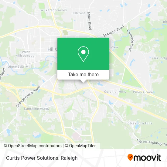 Curtis Power Solutions map