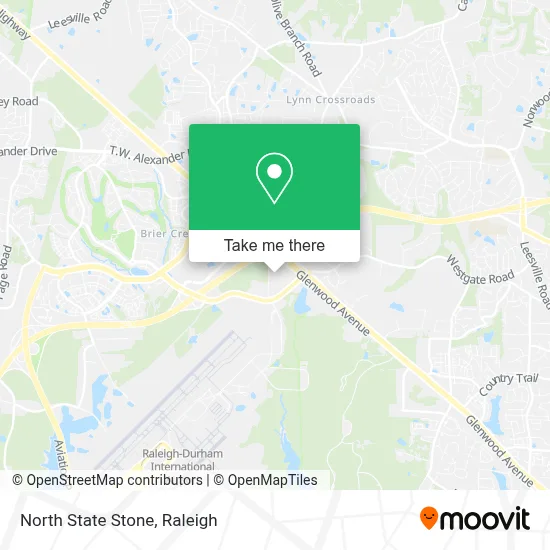North State Stone map