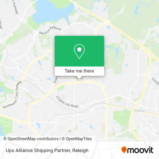 Ups Alliance Shipping Partner map