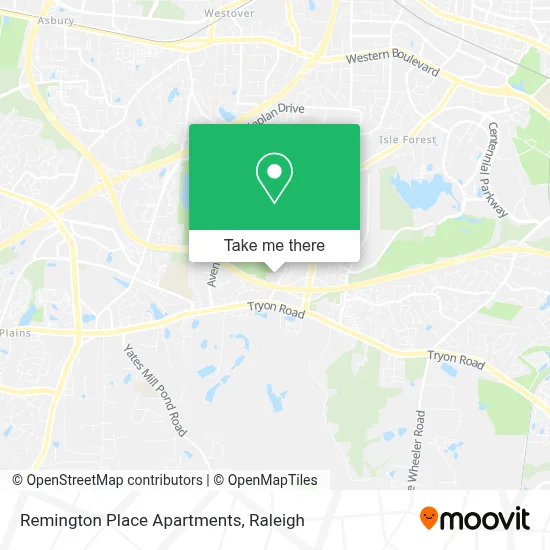 Remington Place Apartments map