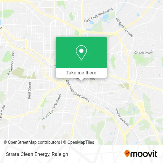 Strata Clean Energy map