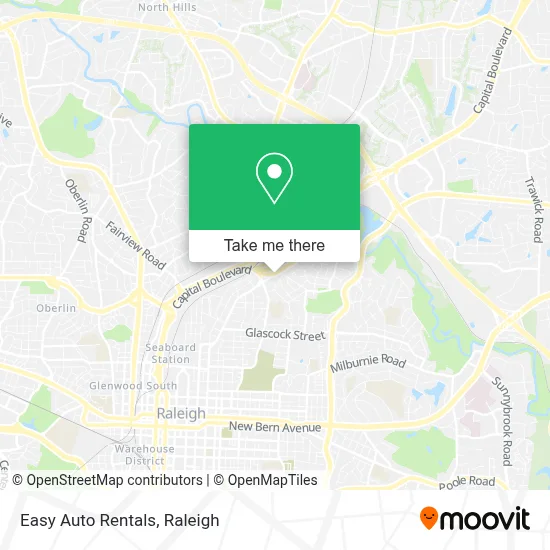 Easy Auto Rentals map