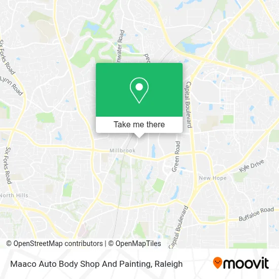 Maaco Auto Body Shop And Painting map