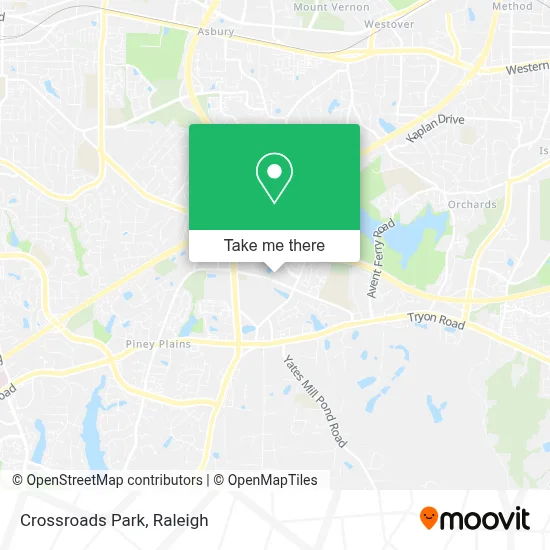 Crossroads Park map