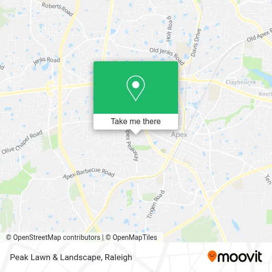 Peak Lawn & Landscape map
