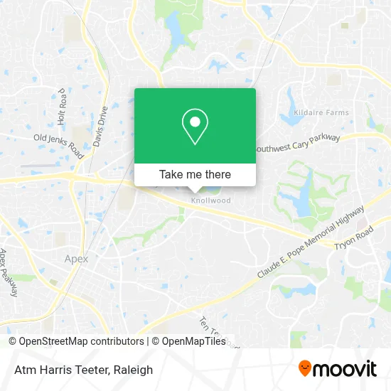 Atm Harris Teeter map