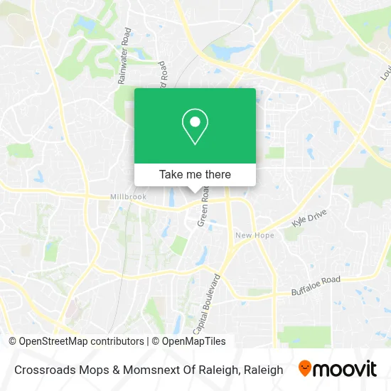 Crossroads Mops & Momsnext Of Raleigh map