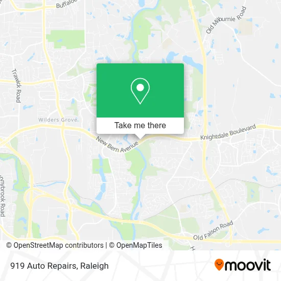 919 Auto Repairs map