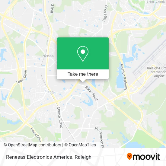 Renesas Electronics America map