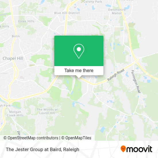 The Jester Group at Baird map