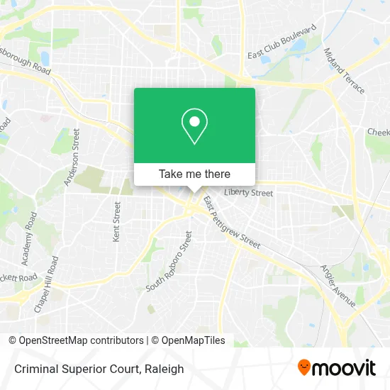 Criminal Superior Court map