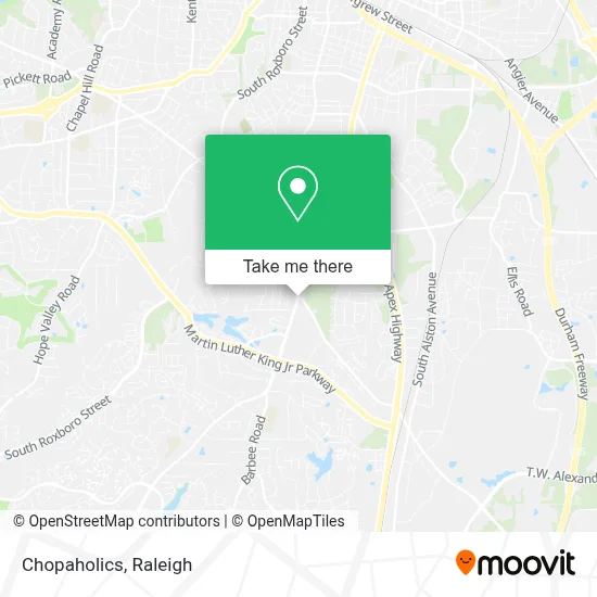 Chopaholics map