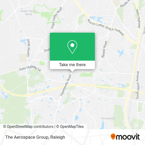 The Aerospace Group map