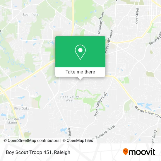 Boy Scout Troop 451 map