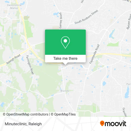 Minuteclinic map