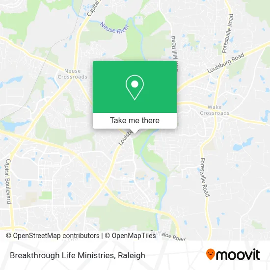 Breakthrough Life Ministries map