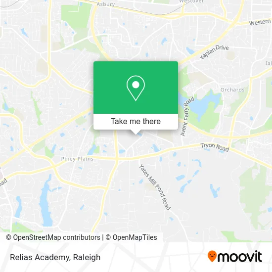 Relias Academy map