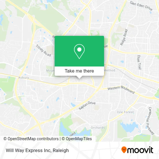 Will Way Express Inc map