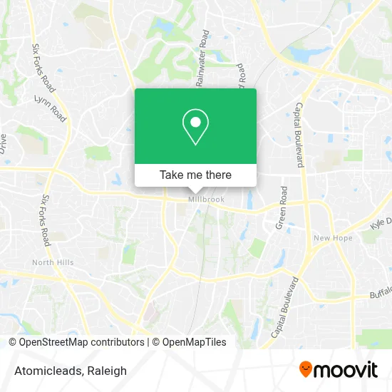 Atomicleads map