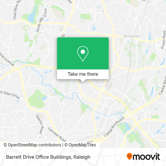 Barrett Drive Office Buildings map