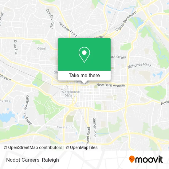 Ncdot Careers map