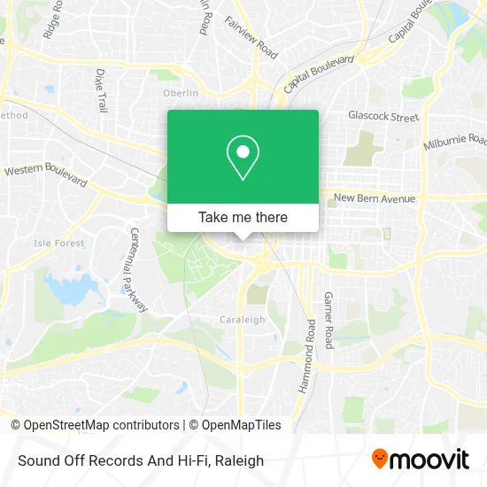 Sound Off Records And Hi-Fi map