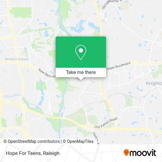 Hope For Teens map