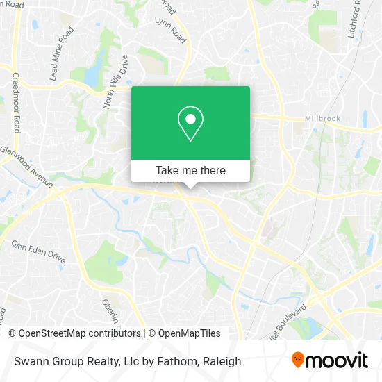 Swann Group Realty, Llc by Fathom map