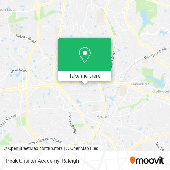 Peak Charter Academy map