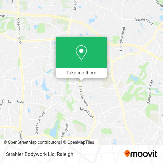 Strahler Bodywork Llc map