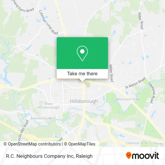 R.C. Neighbours Company Inc map