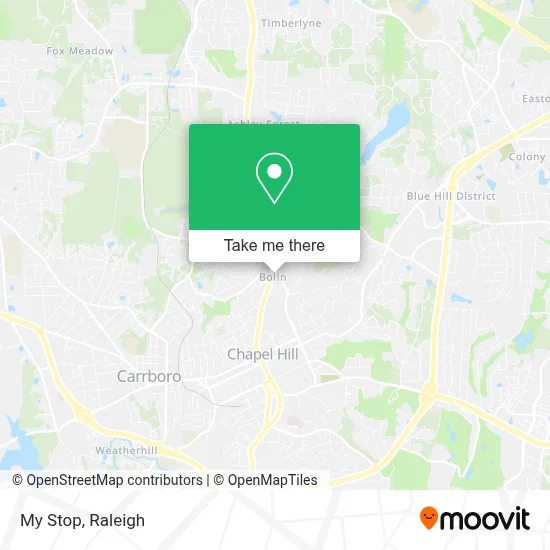 My Stop map