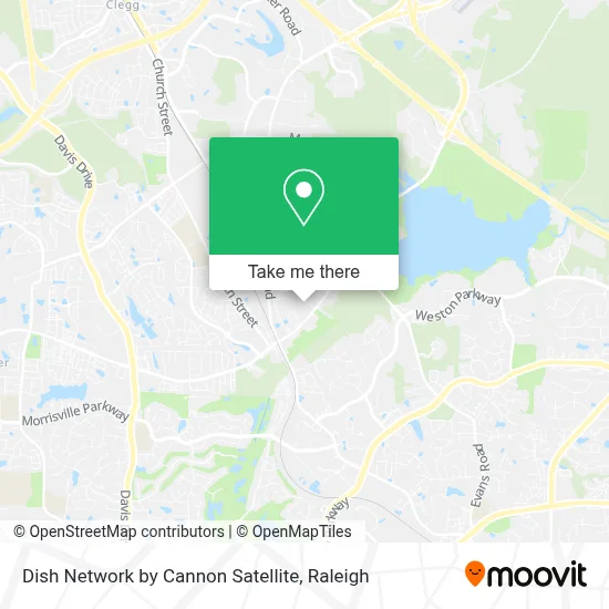 Dish Network by Cannon Satellite map